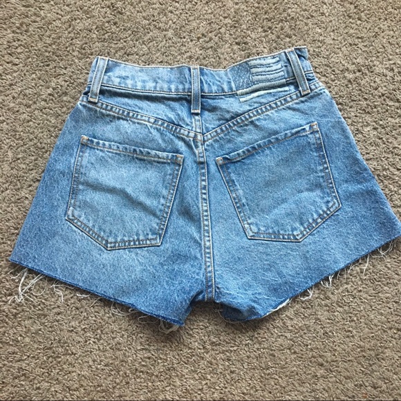 Revice Distressed Cutoff Denim Shorts - Size 27 - Picture 10 of 16